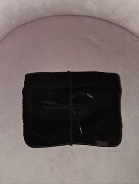 totes Black Foldable Travel Pouch with Drawcord